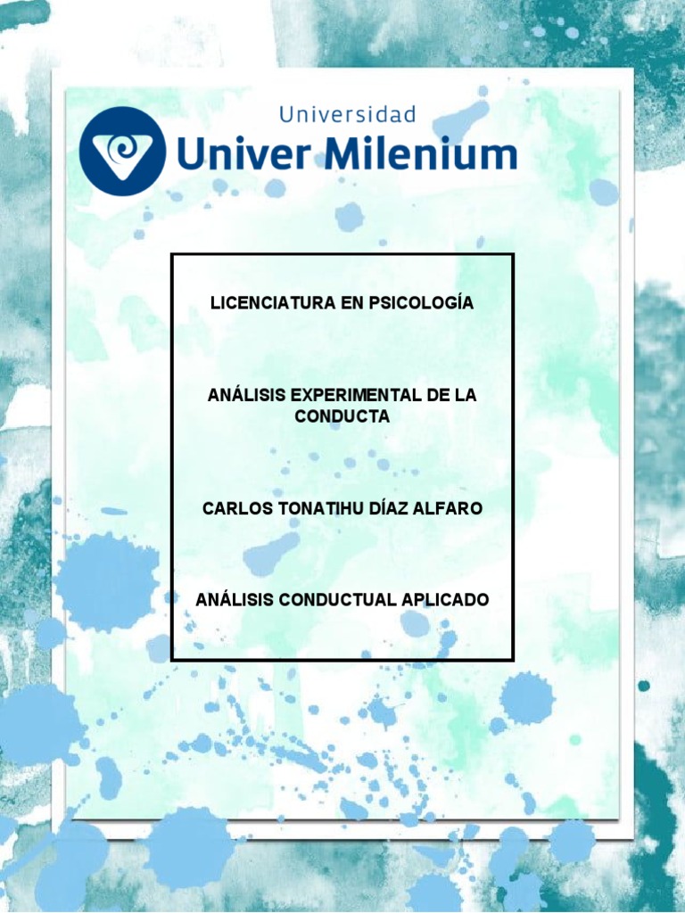 Analisis Conductual Aplicado Descargar gratis PDF Sicología