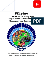 Filipino9 - q1 - Mod4 - Kay Estella Zeehandelaar Sanaysay NG Indonesia - v3