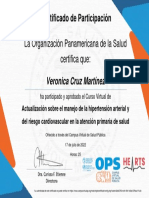 Actualización Sobre El Manejo de La Hipertensión Arterial y Del Riesgo Cardiovascular en La Atención Primaria de Salud-Certificado Del Curso 2203260