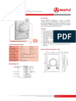 SRE04F: Fan Coil Unit Modulating Thermostat