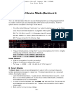 Denial of Service Attacks (Backtrack 5) : A. Ping of Death
