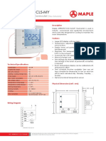 MP810FCT-CO-CLS-MY: Fan Coil Unit Digital Thermostat