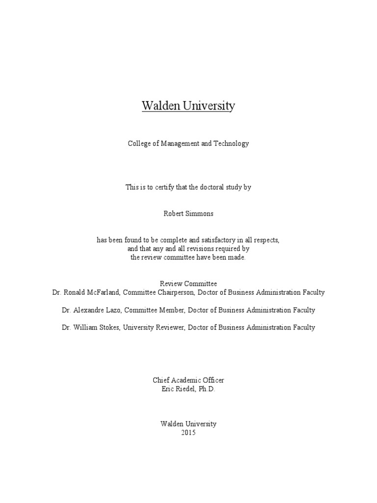 Walden University PDF Customer Relationship Management Customer