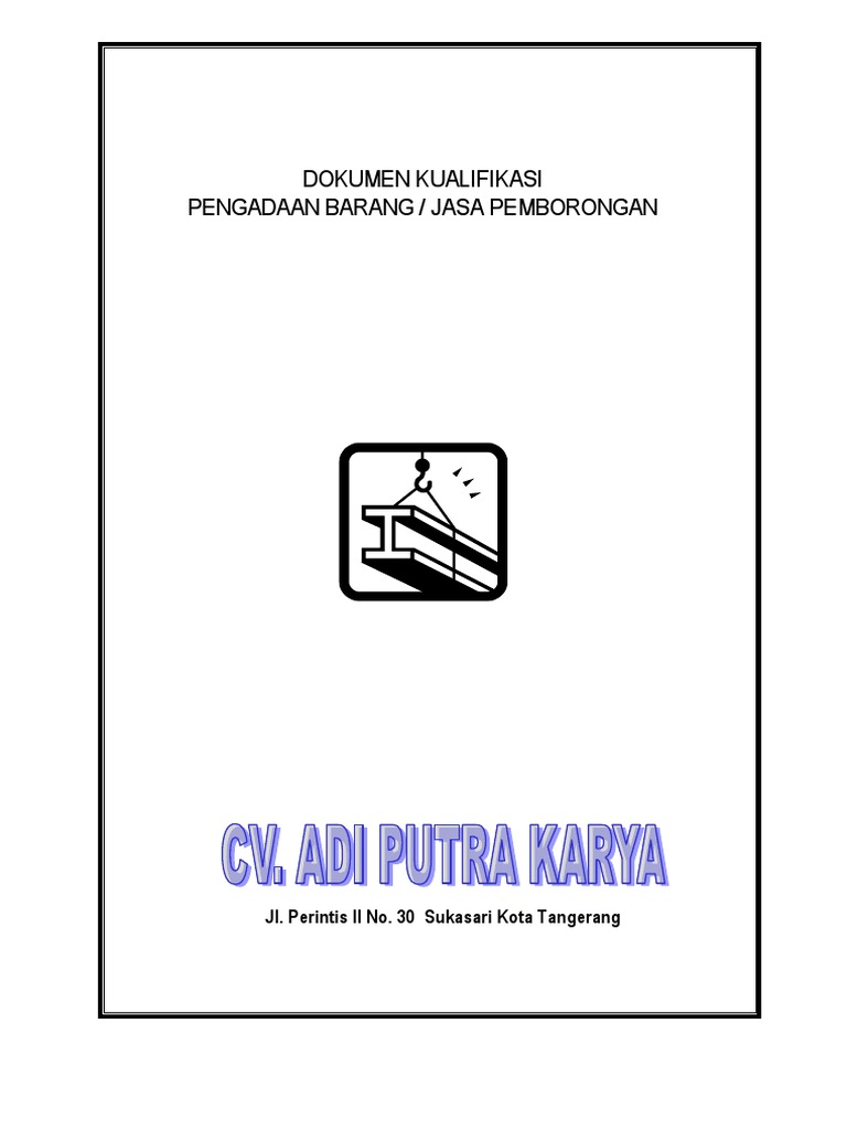 Kualifikasi CV. Adi Putra Karya | PDF