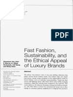 Fast Fashion and Sustainability