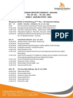 Rundown Malang - Surabaya