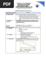 Republic of The Philippines Department of Education: Schools Division of Surigao Del Sur A Semi-Detailed Lesson Plan