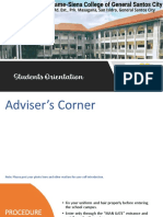 Advisers Orientation