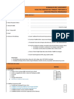 Formulir Self Assesment FKTP Perpanjangan - Validasi