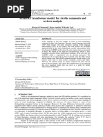 AraBERT Transformer Model For Arabic Comments and Reviews Analysis