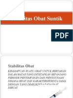 Stabilitas Obat Suntik New