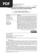 Vehicles Detection and Counting Based On Internet of Things Technology and Video Processing Techniques