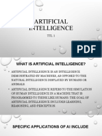 Artificial Intellegence