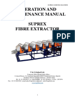 Suprex Fibre Extractor Manual