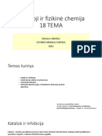 Fizikinė Chemija - 18 TEMA - Fermentine Kinetika - Inhibicija - 2021