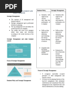 Lecture 1 - Strategic Management and Policy Analysis