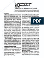 Compatibility of Resin-Coated Proppants With Crosslinked Fracturing Fluids