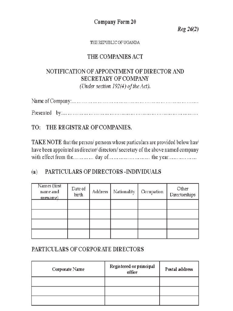 Form 20 | PDF