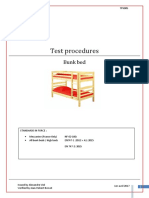 Test Protocole For Bunk Bed