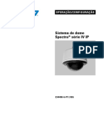 Spectra IV IP Series Dome System Operation Configuration Manual Portuguese