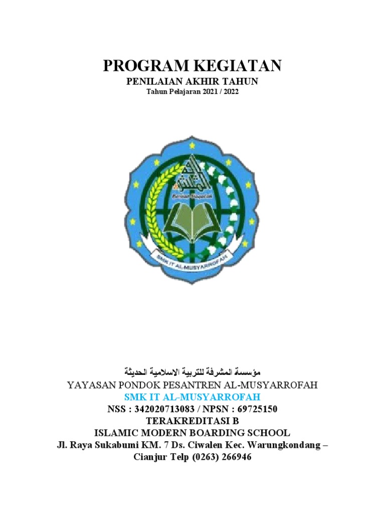 Program Kerja Penilaian Akhir Tahun | PDF | Karier & Perkembangan