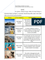 DRRR Quiz #1 PDF