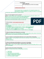 NCERT EXERCISE (To Be Written in Science Note Copy) : C N Class: VI Topic: Chapter-09 Subject: Science