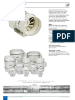 TD-MIXVENT Series: In-Line Mixed Flow Duct Fans