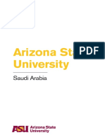 Arizona State University: Saudi Arabia