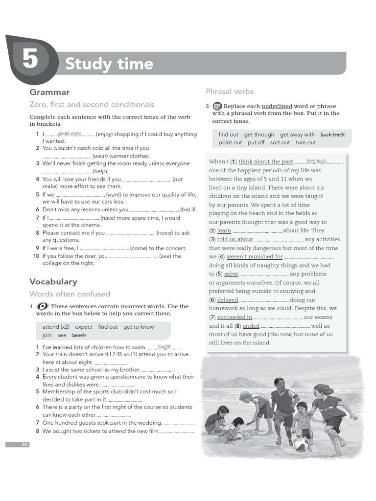 Complete First Workbook With Answers 201 | PDF | Verb | Languages