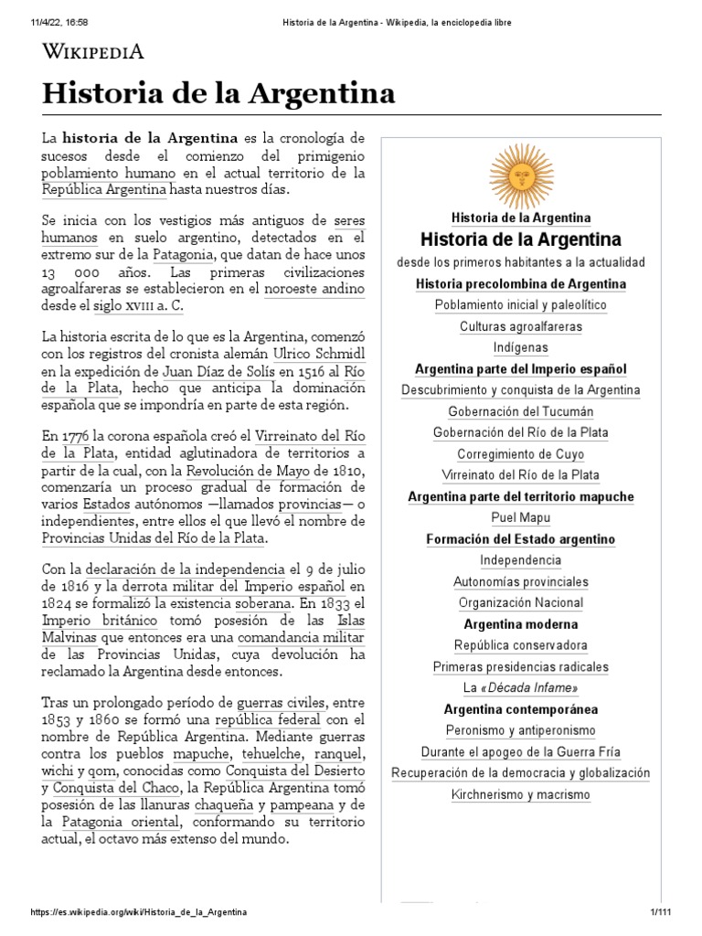 Historia de La Argentina PDF - 1689465324
