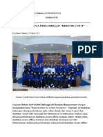 Diadakannya Perlombaan Rector Cup II