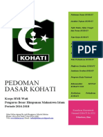 Pedoman Dasar Kohati Korps Hmi Wati Pengurus Besar Himpunan Mahasiswa Islam Periode Pedoman Dasar Kohati Analisis Tujuan Kohati