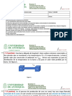 Examen 2. Transferencia de Calor..