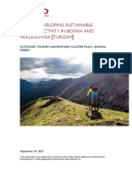 Outdoor Tourism Adventure Cluster Plan Bosnia and Herzegovina - Usaid Turizam