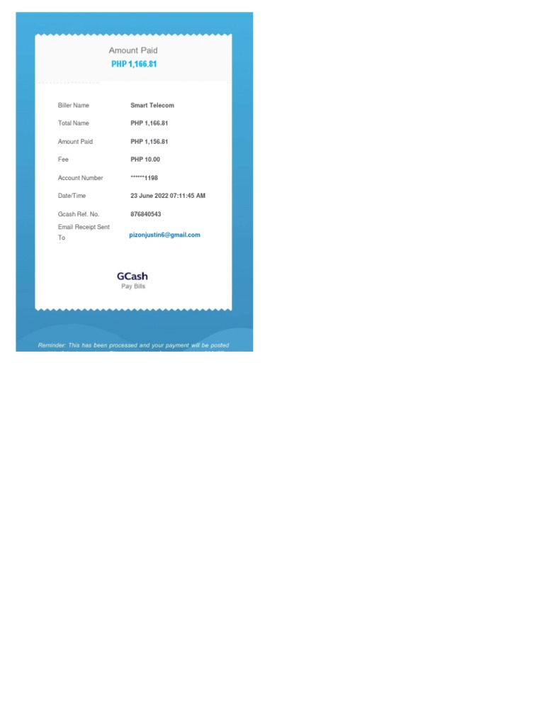 UnionBank Smart Telecom Payment Receipts | PDF | Finance & Money Management