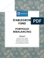 Stablegrow Fund: Portfolio Rebalancing
