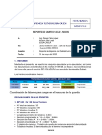 Reporte de Desviaciones y Carguio 31-05-22 Turno Noche