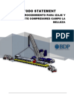 Procedimiento de Izaje y Transporte