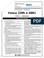 Concurso Público 2014 do Governo do Amazonas para Professor de Física