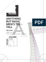 Anything But Basic Men'S Tee - Tall: Square
