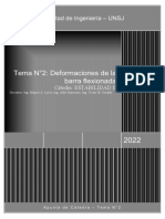 Apunte Teórico Tema 2 - Deformaciones de La Barra Flexionada