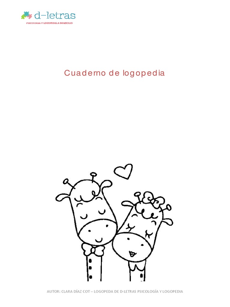 Cuaderno de logopedia pdf