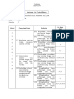 Bismillah Instrumen Soal Prestasi Belajar