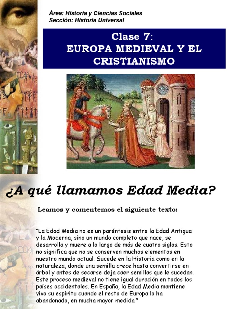 Cristianismo y Cultura en la Edad Media | PDF | Edades medias | imperio ...