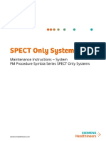 System, PM Procedure Symbia Series SPECT Only Systems CSTD MI02-001.805.07 MI02-001.831.05