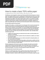 How To Create A Top-Of-The Funnel Whitepaper