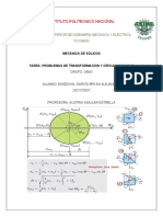 Problemas de Transformacion y Circulo de Mohr