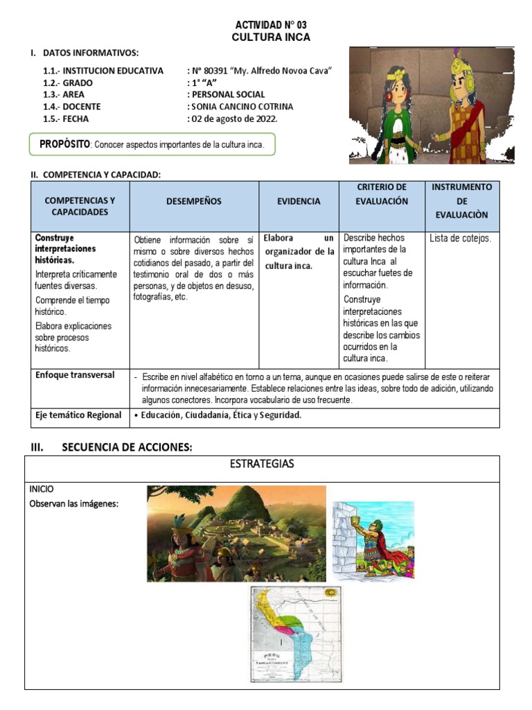 Cultura Inca | PDF | Imperio Inca
