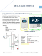 CMS HD-1100 - Sensor de Deteccion GLP